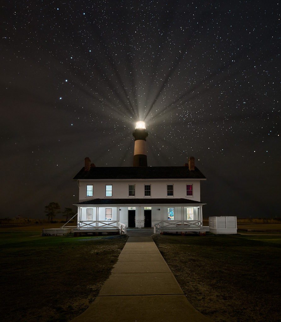 Bodie Island Lighthouse at Night